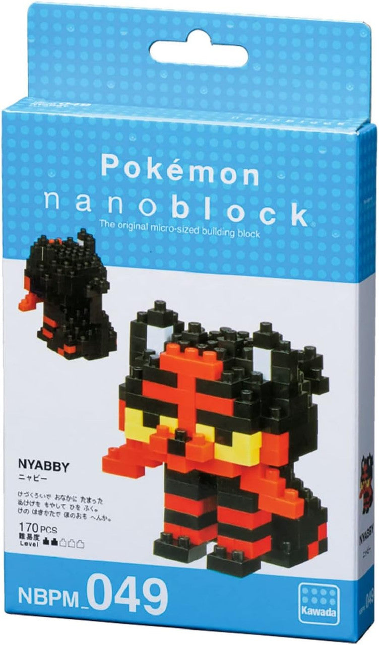 Nanoblock Litten Mini-Collection Pokemon Series Building Set