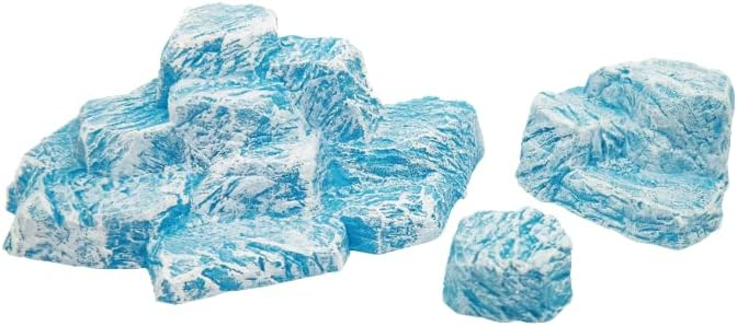 Monster Scenery Ice Wilds Snowy Ice Hills and Ice Fields Pre Painted Tabletop Game Scenery Bundlee Pack of 2 Items MFC-10302K1-FBA