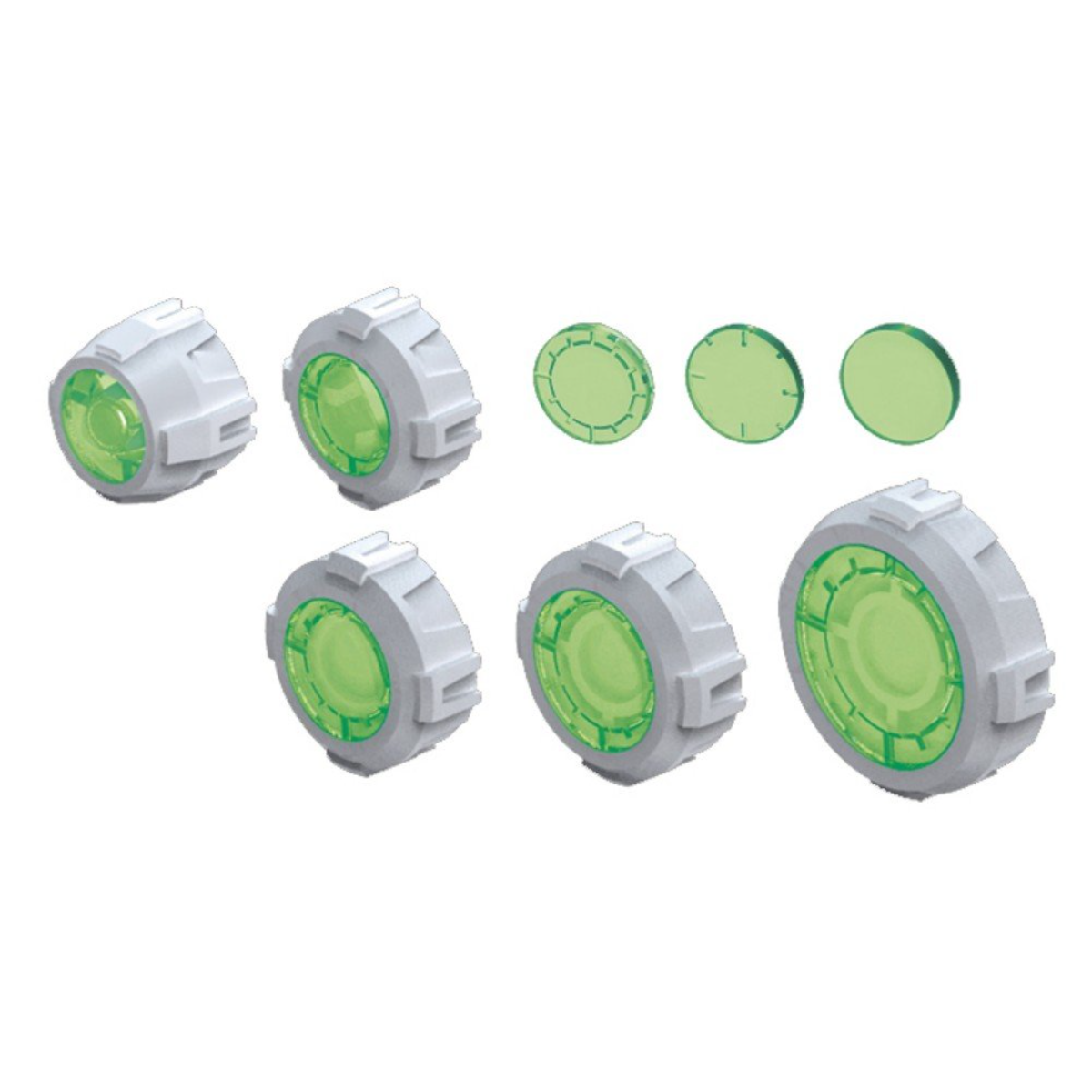 Bandai Hobby Model Support Goods Ms Sight Lens 01 Green