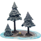 Monster Fight Club Scenery Ice wilds Snowy Pine Forest Miniatures Accessories MFC-10106