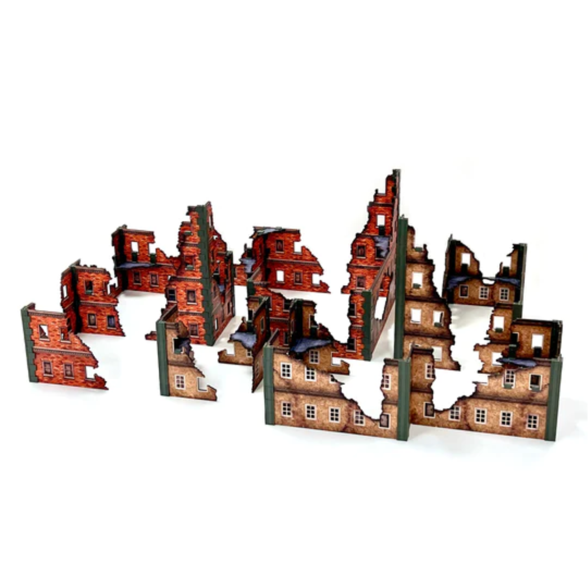 Monster Fight Club Metropolis Cityscapes Ruined Rural Downtown City Bundle MFC-15102