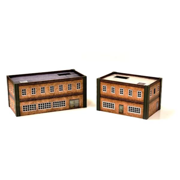Monster Fight Club Metropolis Cityscape Miniatures Small and Medium Rectangle Concrete Buildings MFC-15107