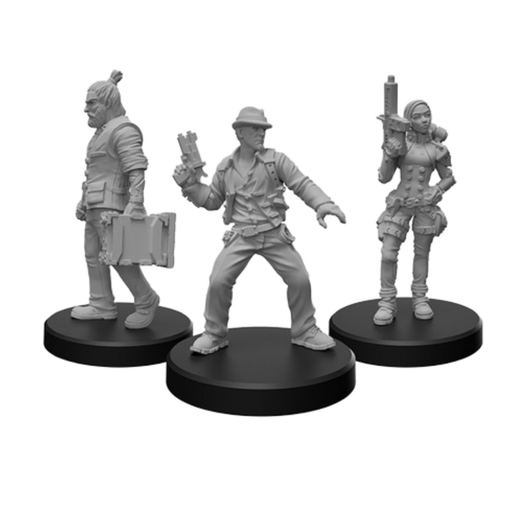 Monster Fight Club Cyberpunk RED Miniatures Edgerunners E ExecLawman Investgator Tech OOS MFC33016