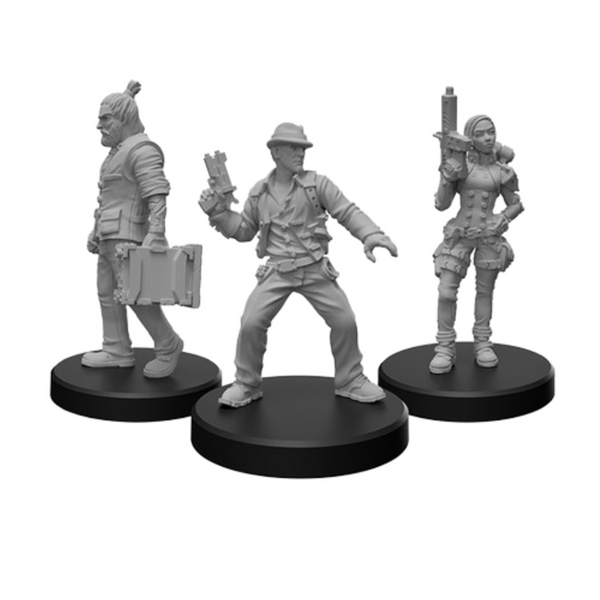 Monster Fight Club Cyberpunk RED Miniatures Edgerunners E ExecLawman Investgator Tech OOS MFC33016