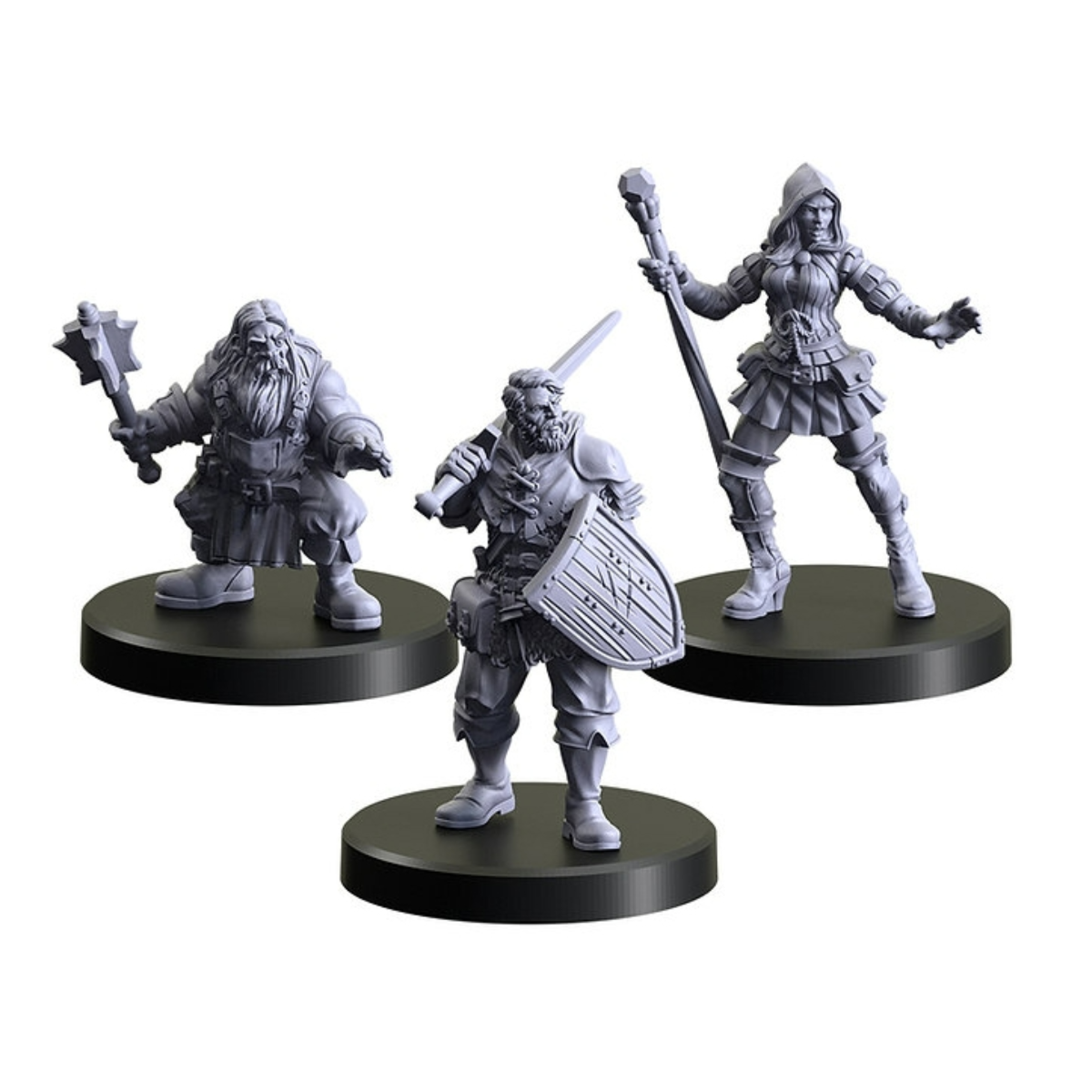 Monster Fight Club The Witcher Classes 1 Craftsman ManatArms Mage MFC70003