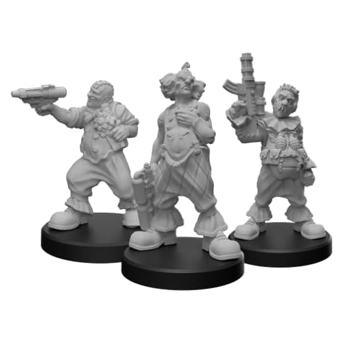 Monster Fight Club Cyberpunk Red Miniatures Bundle Lawmen A B and Edge Runners E 3 Items MFC-33005K1-FBA