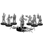 Monster Fight Club Cyberpunk Red Miniatures Bundle: Edgerunner H, Bozos A, and Wall Crawlers A (3 Items)