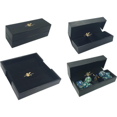 Role 4 Initiative Luxury Faux Leather Dice Box Rolling Tray R4i-44200