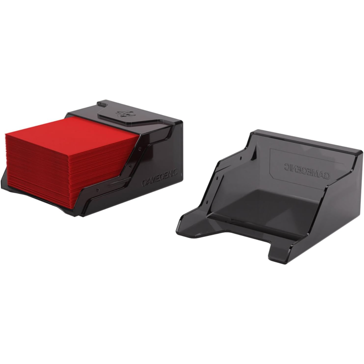 Gamegenic Bastion 50+ Xl Black Secure Deck Box Double-Sleeved Cards With Compact Design GGS22019ML