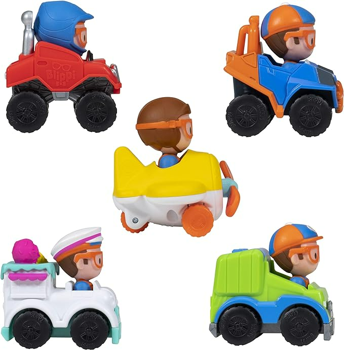 UCC Distributing Blippi Mystery Mini Vehicle Blind Single Figure Random Selection UCCD-BLZ0004