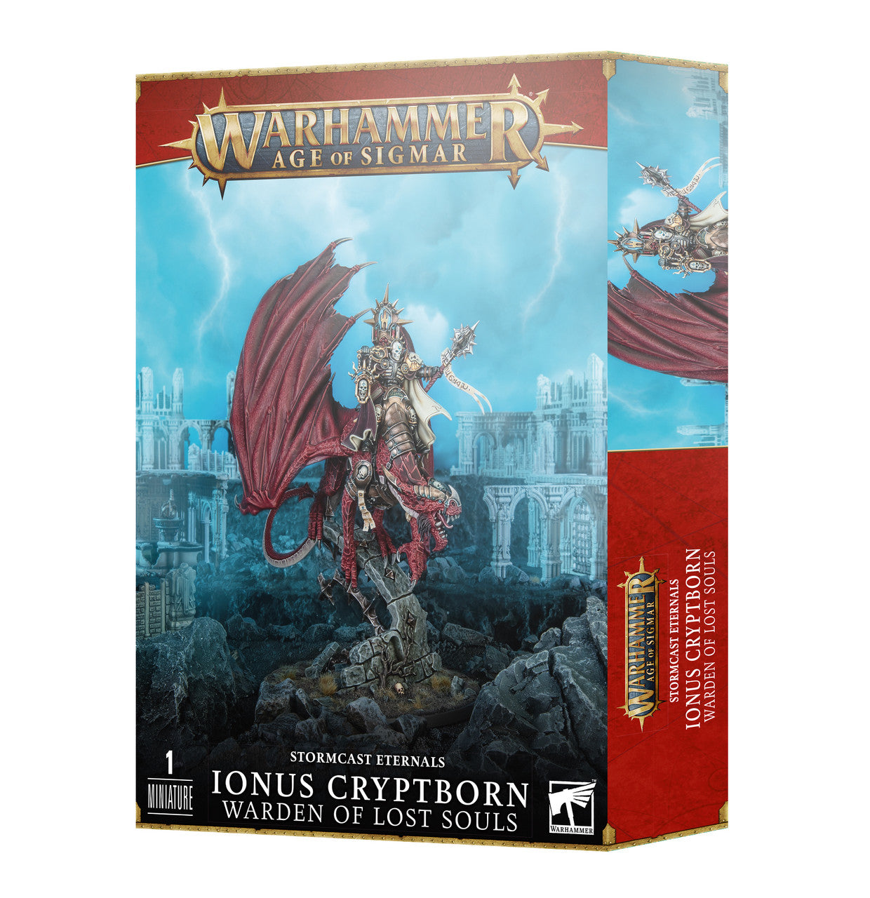 Games Workshop Warhammer Age Of Sigmar Stormcast Eternals Ionus Cryptborn Plastic Box 96-61
