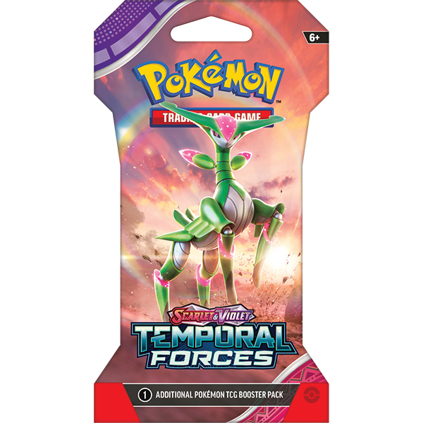 Pokemon TCG: Scarlet & Violet 05 Temporal Forces- Sleeved Booster Case (144 Packs) PKU85642