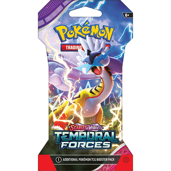 Pokemon TCG: Scarlet & Violet 05 Temporal Forces- Sleeved Booster Case (144 Packs) PKU85642