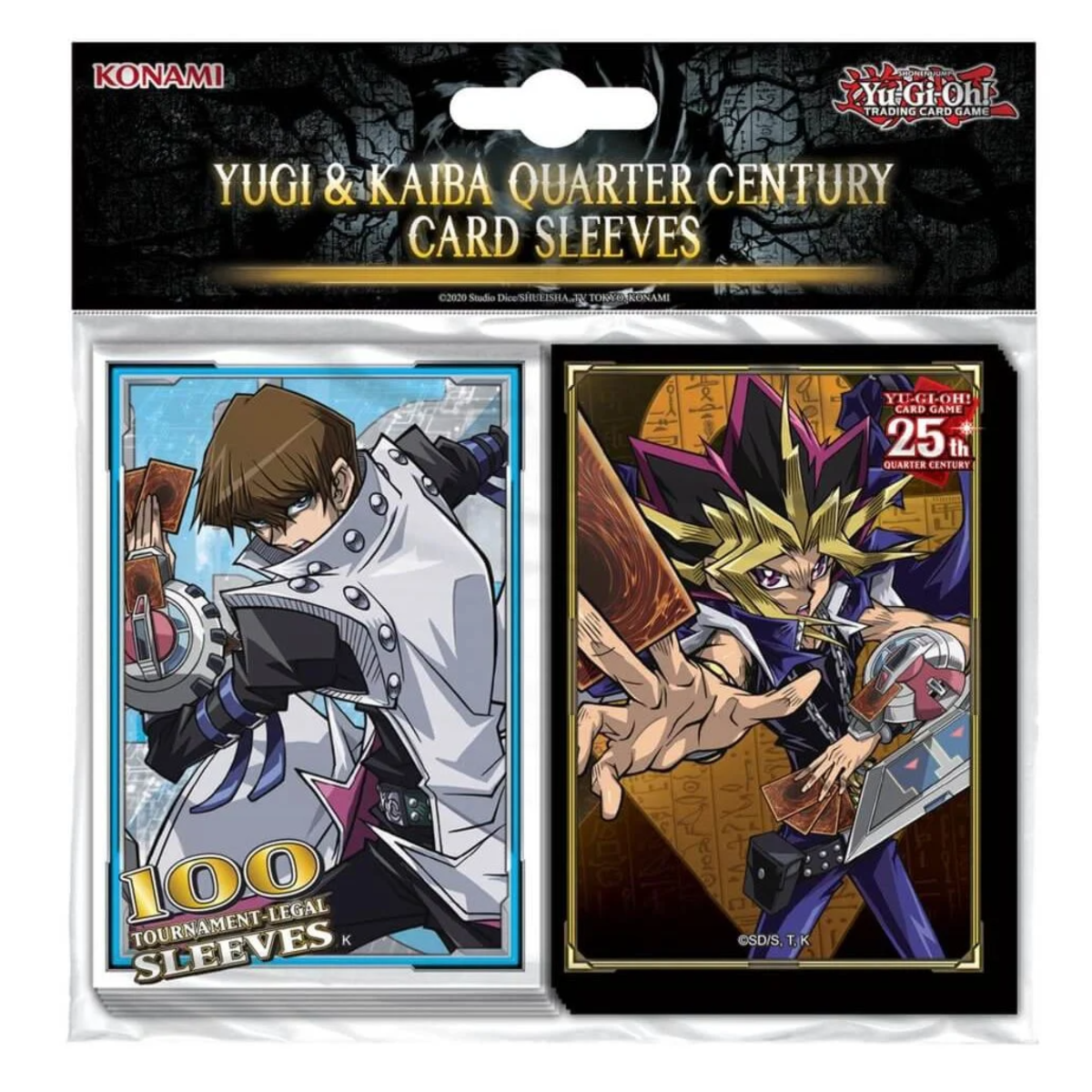 Yu-Gi-Oh! TCG: Yugi & Kaiba Quarter Century Card Sleeves Pack (100) KON86366