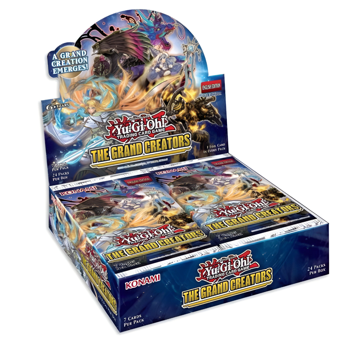 Yu-Gi-Oh! TCG: The Grand Creators Booster Display - 1st Edition (24 Packs of 7 Random Cards)