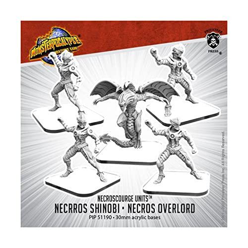 Monsterpocalypse Necroscourge Necros Shinobi and Necros Overlord Unit PIP51190