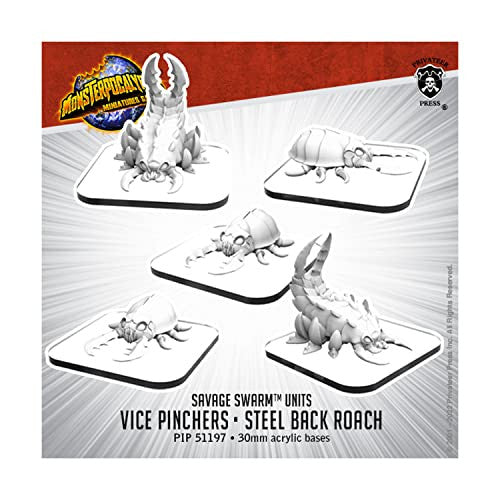Monsterpocalypse Savage Swarm Vice Pinchers and Steelback Roaches Units PIP51197