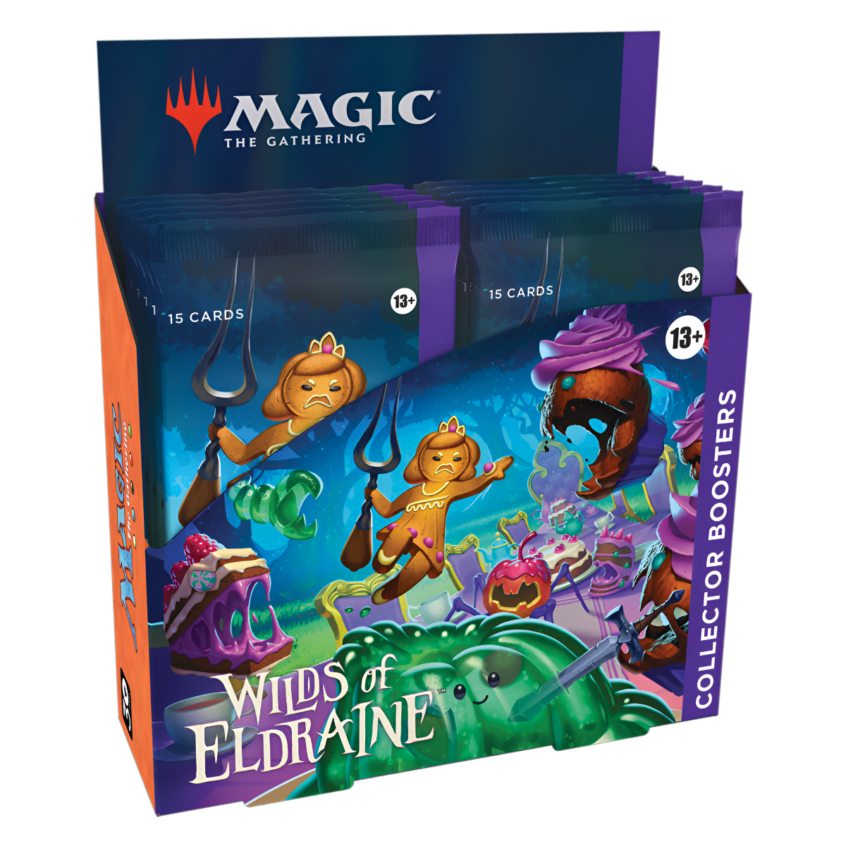 MTG Magic The Gathering CCG Wilds Of Eldraine Collector Booster Box 12 Packs 180 MTG Magic Cards MTG-CCG-WOE-CollectorBoosterDisplay