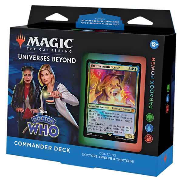 Magic The Gathering CCG Universes Beyond Doctor Who Commander Deck Paradox Power (Green-Blue-Red) Single Pack MTG-DRWHO-CDC-ParadoxPower