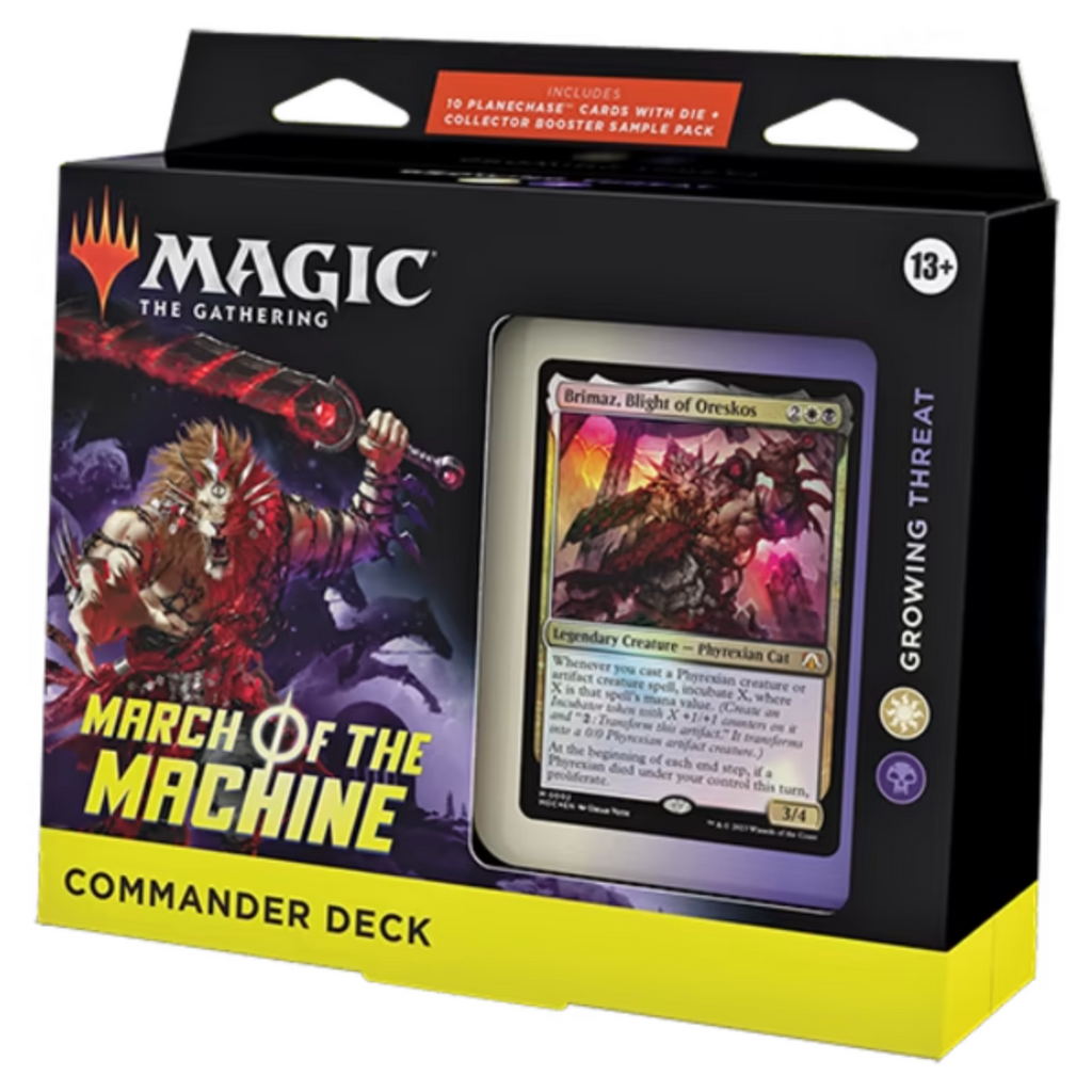 MTG Magic The Gathering CCG March Of The Machines Commander Deck-Growing Threat White/Black Single Pack MTG-MOTM-CD-GrowingThreat