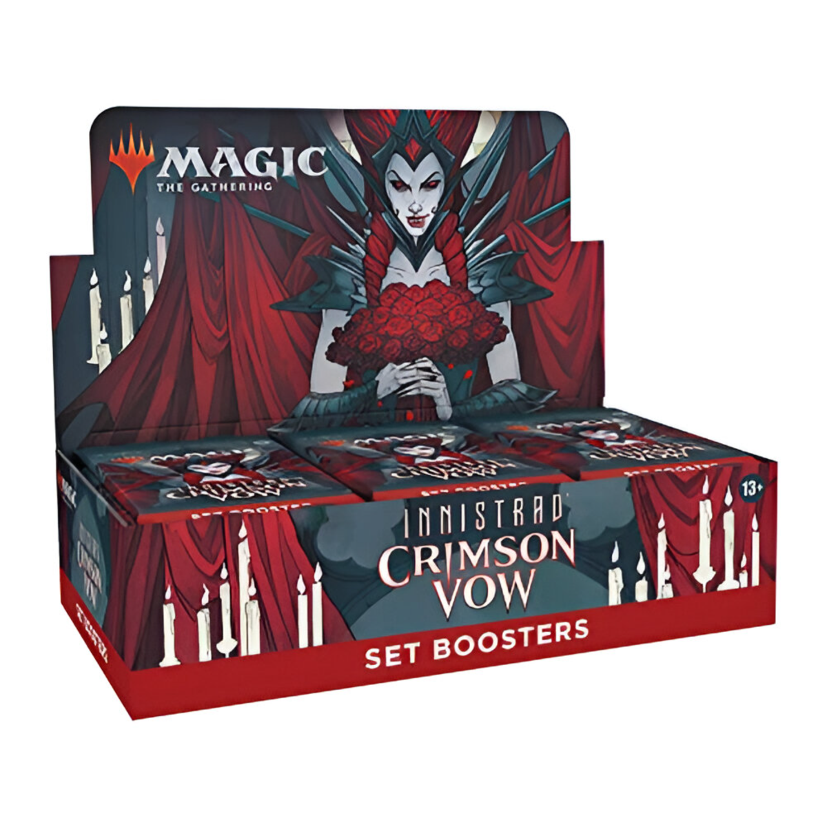MTG Magic The Gathering Innistrad Crimson Vow Set Booster Box 30 Packs And Box Topper 361 MTG Magic Cards WOC-C90640000