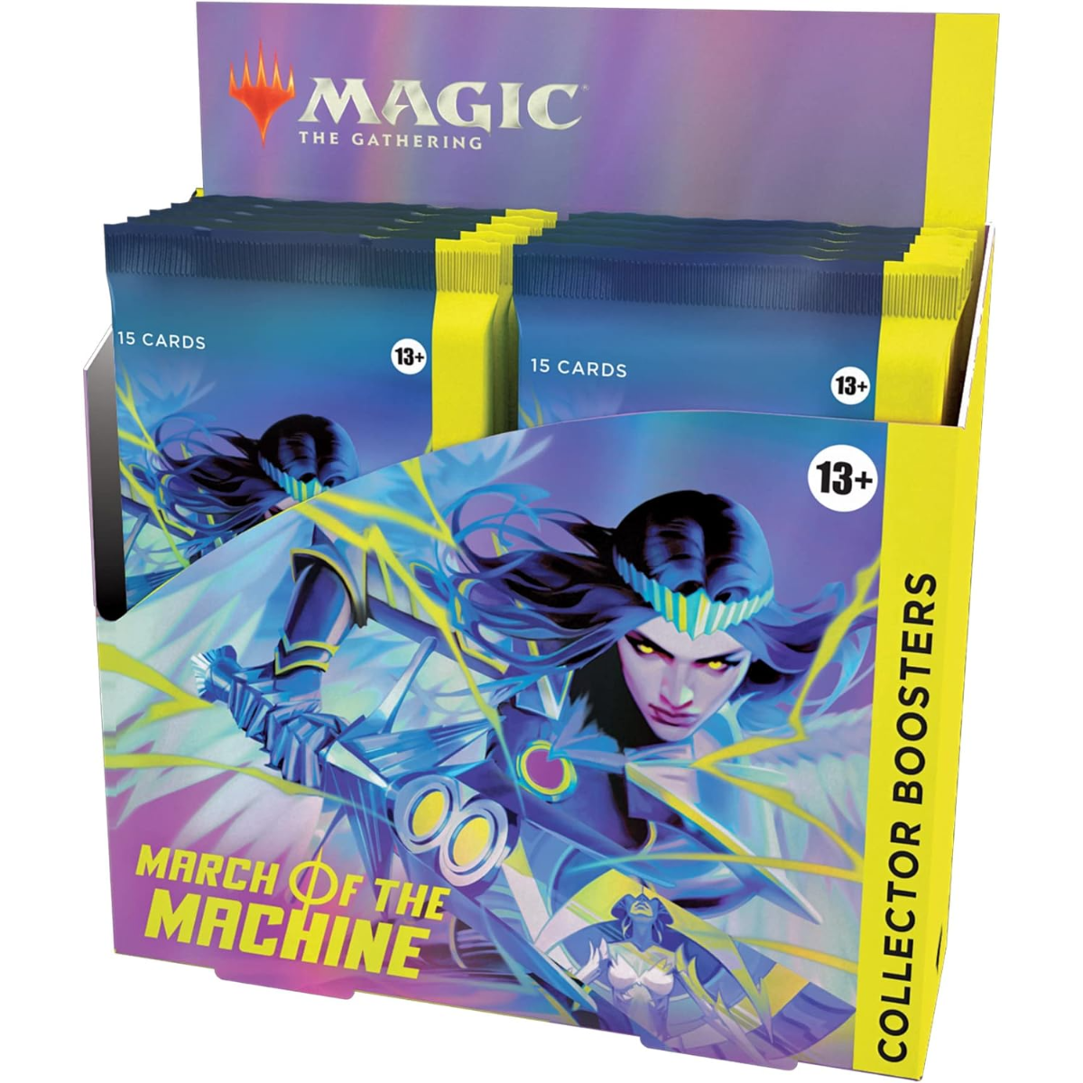 MTG Magic The Gathering CCG March Of The Machines Collector Booster Display 12 MTG-CCG-MOTM-CollectorBoosterDisplay