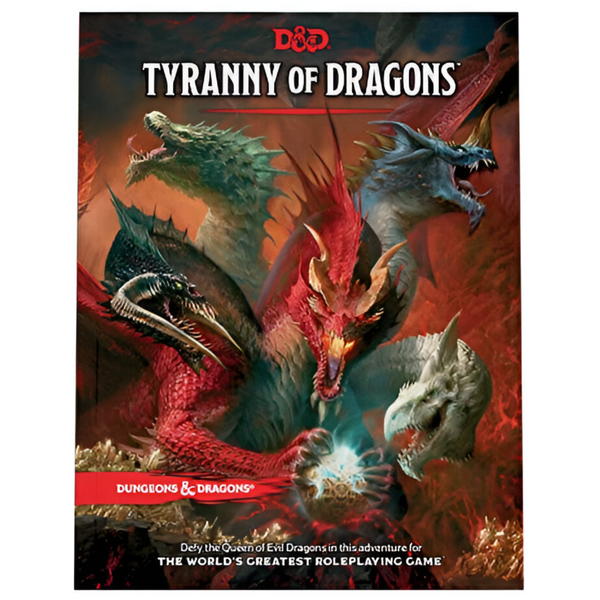 Dungeons and Dragons Wizards of the Coast RPG Tyranny of Dragons Hard Cover WOC-D12860000