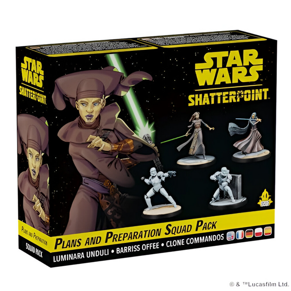 Star Wars Shatterpoint Plans and Preparation Squad Pack Tabletop Miniatures Game Strategy Game for Kids and Adults for 2 Players with Playtime 90 Mins SWP04