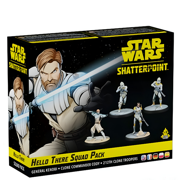 Star Wars Shatterpoint Hello There General Obi-Wan Kenobi Squad Pack Master the Art of Jedi Warfare SWP06