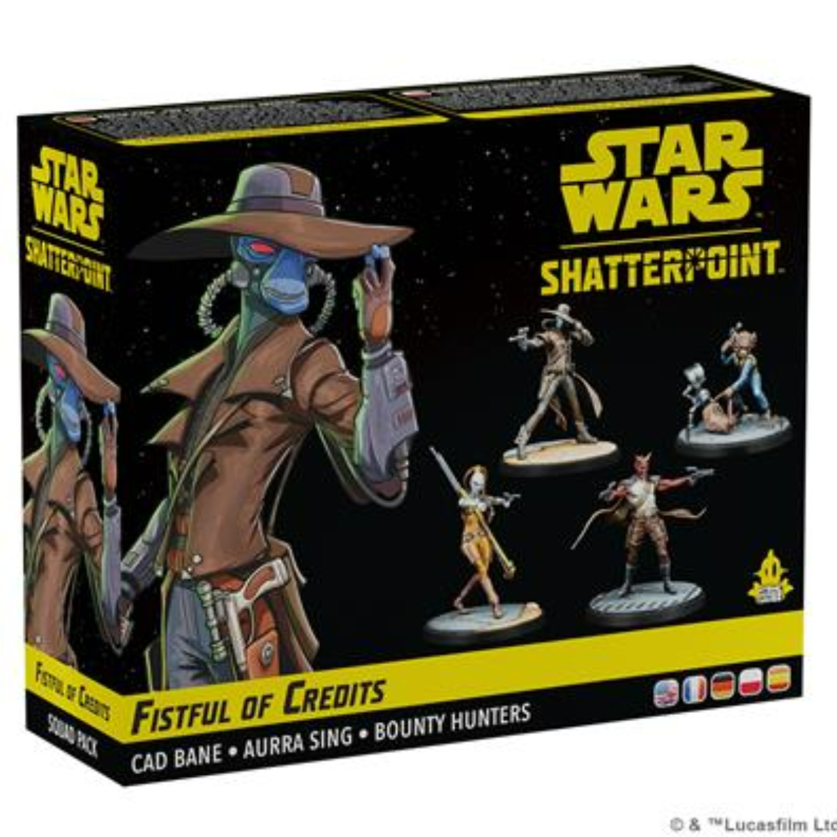 Star Wars Shatterpoint Fistful of Credits Squad Pack Tabletop Miniatures Game Strategy Game for Kids and Adults for 2 Players with Playtime 90 Minutes SWP09