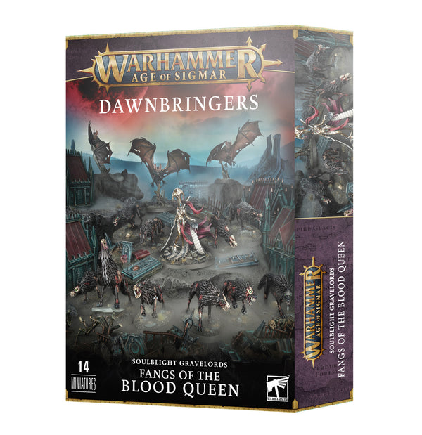 Games Workshop Warhammer Age Of Sigmar Soulblight Gravelords Fangs Of The Blood Queen Plastic Box 91-43