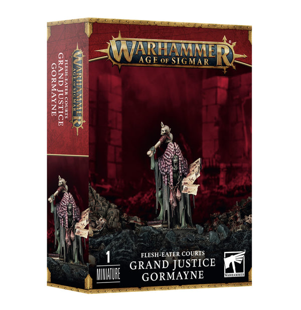 Games Workshop Warhammer Age Of Sigmar Flesh-Eater Courts Grand Justice Gormayne Plastic Box 91-70