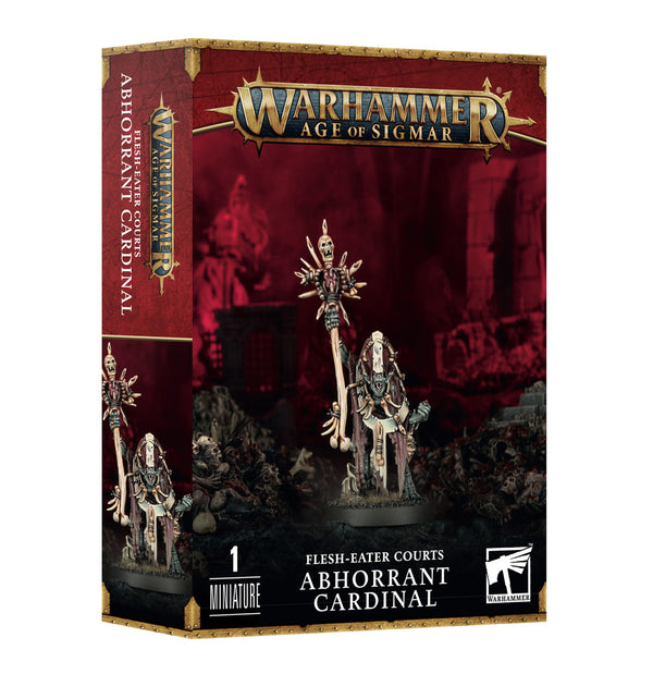 Games Workshop Warhammer Age Of Sigmar Flesh-Eater Courts Abhorrant Cardinal Plastic Box 91-72