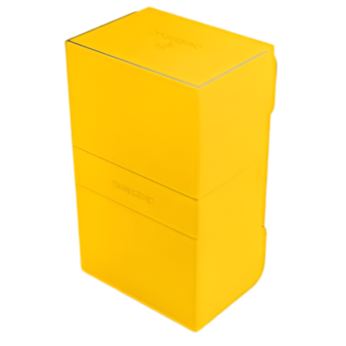 Gamegenic Stronghold 200+ Convertible Deck Box Double Sleeved Card Holds up to 200 Cards Yellow Color G20082
