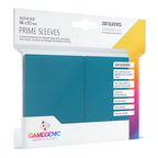 Gamegenic Prime Standard-Sized Card Sleeves 100 Pack of 66 mm by 91 mm Card Sleeves Blue Color GG1016