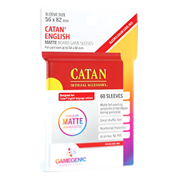 Gamegenic Matte Catan Sleeves 56X82Mm With Extra High Clarity GG1073