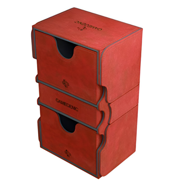 Gamegenic Card Deck Box Deck Convertible Red 200Ct Hold Upto 200 Cards GG2027