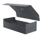 Gamegenic Dungeon 1100+ Convertible Deck and Game Accessories Box Double-Sleeved Card Storage Holds up to 1000 Cards Midnight Gray Color GG2036