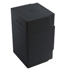 Gamegenic Deck Box Watchtower Convertible Black 100Ct Holds Double Sleeved Cards With Accessories Drawer Mix & Match Customization Secure Closure With Powerful Magnets GG2037