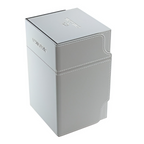 Gamegenic Deck Box Watchtower Convertible White 100Ct Holds Double Sleeved Cards With Accessories Drawer Mix & Match Customization Secure Closure With Powerful Magnets GG2040