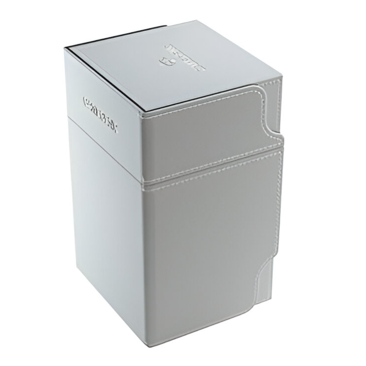 Gamegenic Deck Box Watchtower Convertible White 100Ct Holds Double Sleeved Cards With Accessories Drawer Mix & Match Customization Secure Closure With Powerful Magnets GG2040
