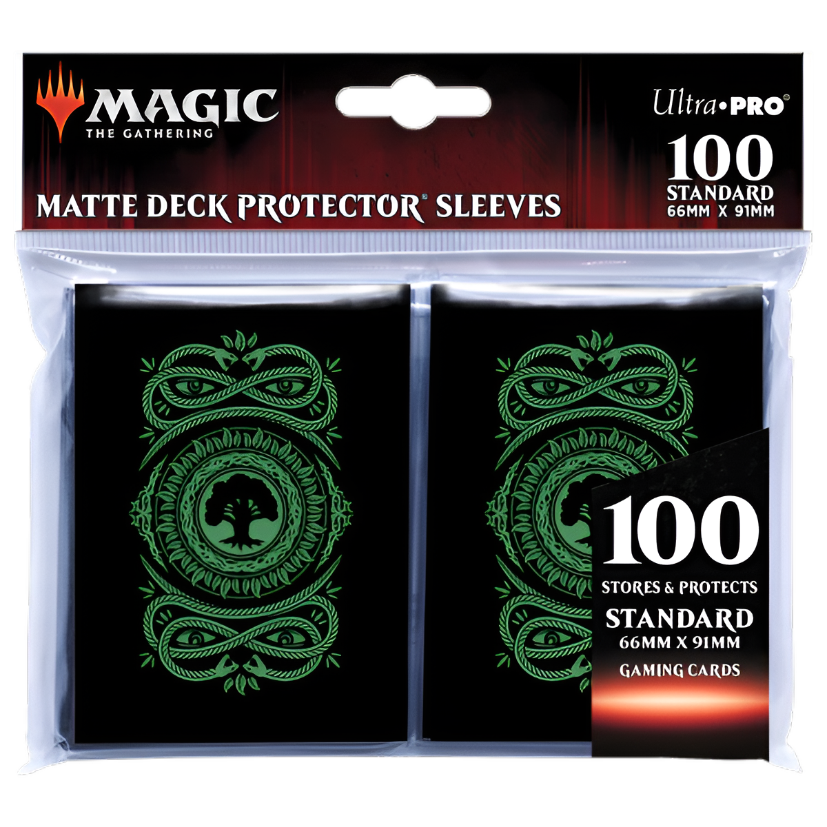 Ultra Pro Sleeves Magic the Gathering Mana 7 Forest 100 standard size Deck Protector ULPDPRM19247