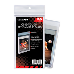 Ultra Pro One Touch Resealable Poly Bags Sleeves for Card Holder fits upto 260PT-100ct UPI-84005
