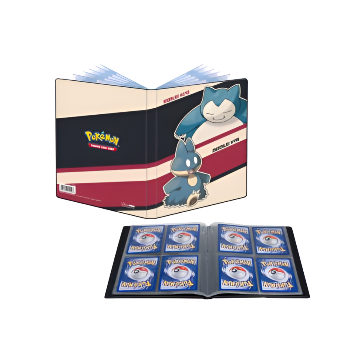 Ultra Pro Snorlax & Munchlax 4 Pocket Portfolio for Pokemon Holds up to 40 standard size cards single-loaded and 80 cards double-loaded ULP15949