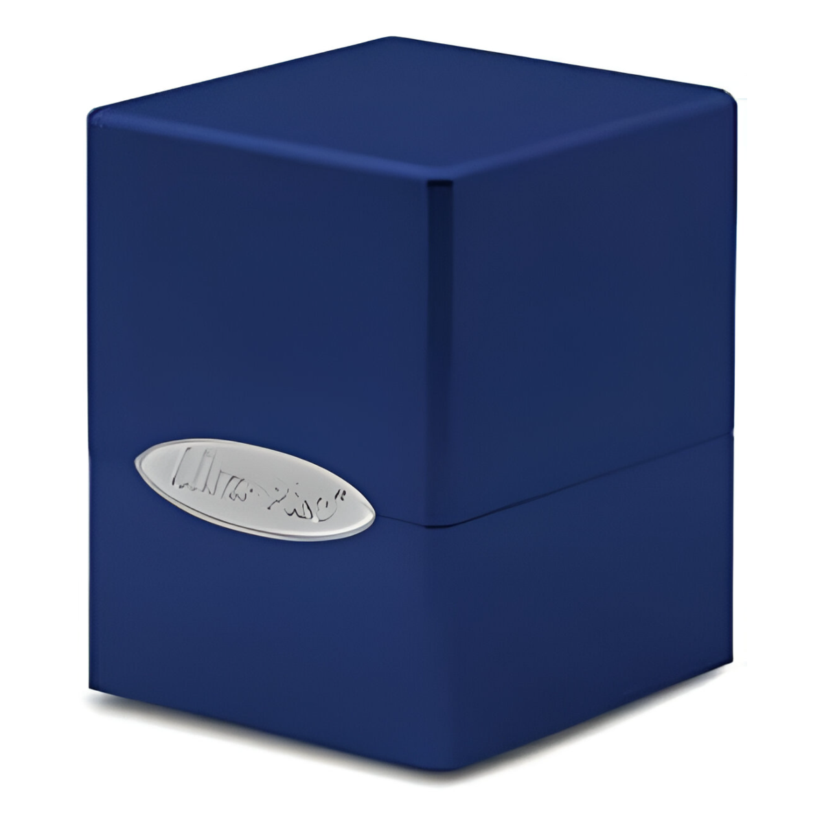 Ultra Pro E-15586 Satin Cube Deck Box-Pacific Blue Stores upto 100+ standard size cards UPI-15586