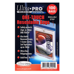 5 Ultra Pro Magnetic One Touch Resealable Bag Packs 84005 500 Total (5 100ct Packs) - For Magnetic Holders