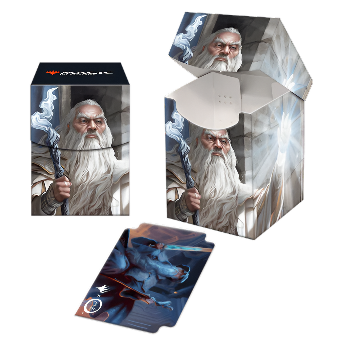 Ultra PRO Magic the Gathering CCG The Lord of the Rings Tales of Middle-earth 100+ Deck Box 2 - Featuring Gandalf UPI-19827