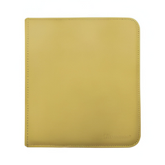 Ultra Pro Vivid 12-Pocket Zippered PRO-Binder Yellow Store and Protect Up to 480 Cards ULP15745