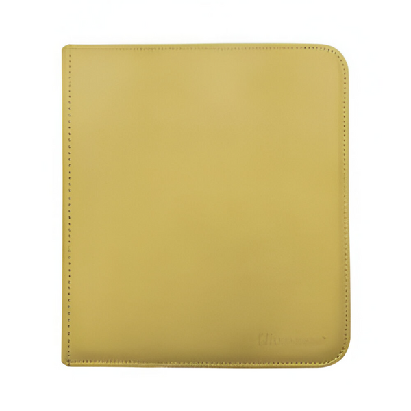 Ultra Pro Vivid 12-Pocket Zippered PRO-Binder Yellow Store and Protect Up to 480 Cards ULP15745