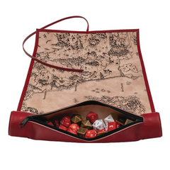 Ultra Pro Dungeons & Dragons Dice Scroll Map Sword Coast Zippered pouch holds 20+ RPG dice UPI-19360